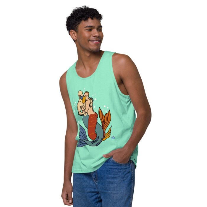 Men’s premium tank top - MerMen - Image 47