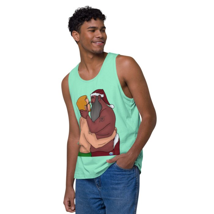 Men’s premium tank top - Mr & Mr Clause - Image 47
