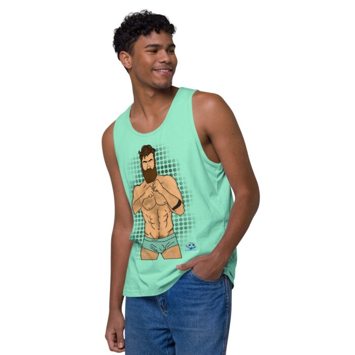 Men’s premium tank top - Put Up Your Dukes - Image 47
