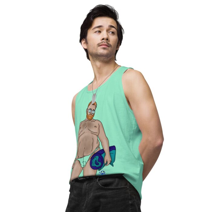 Men’s premium tank top - Ready for the Pool - Image 59
