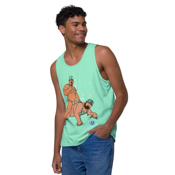 Men’s premium tank top - Ride 'Em - Image 47