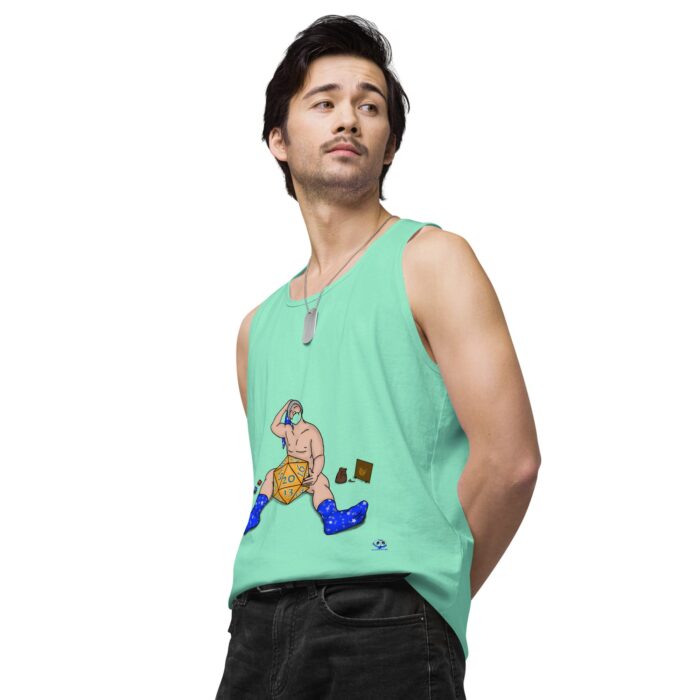 Men’s premium tank top - Roll for Charisma - Image 49