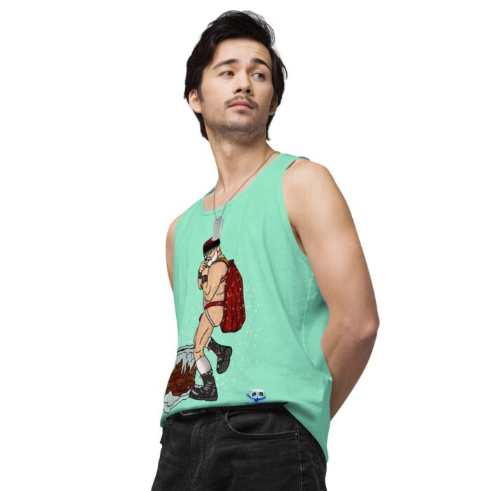 Men’s premium tank top - Santa's Sack - Image 59