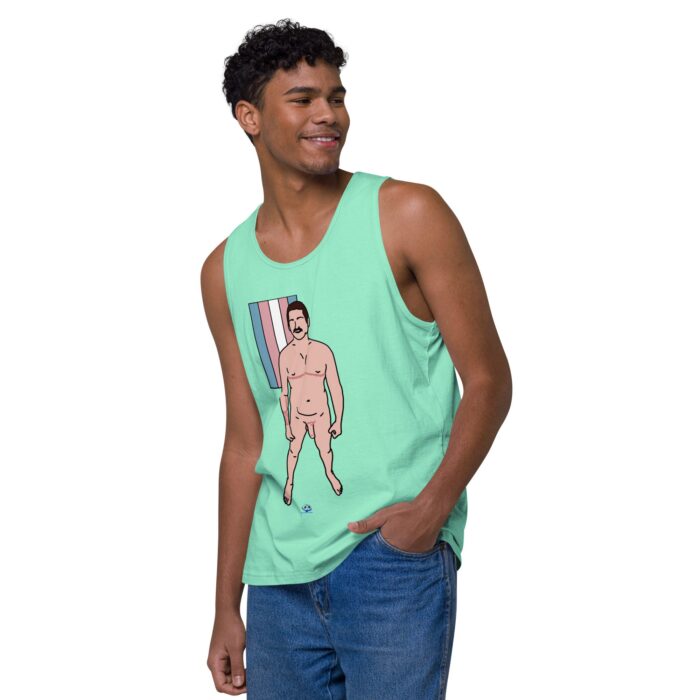 Men’s premium tank top - Scars - Image 47