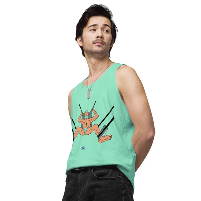 Men’s premium tank top - Sling Set - Image 59
