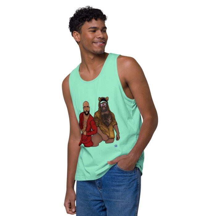 Men’s premium tank top - Sleepover - Image 47