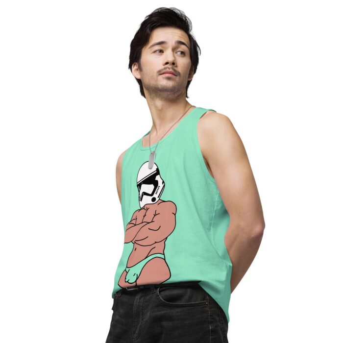 Men’s premium tank top - Super Trooper - Image 59