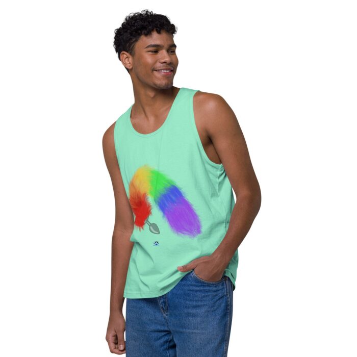 Men’s premium tank top - Tails - Image 47