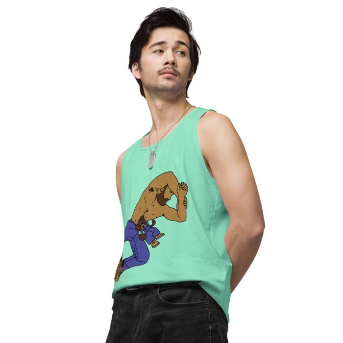 Men’s premium tank top - Teddy Bear Snuggles - Image 59