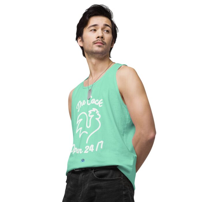 Men’s premium tank top - The Cock Open 24/7 - Image 59