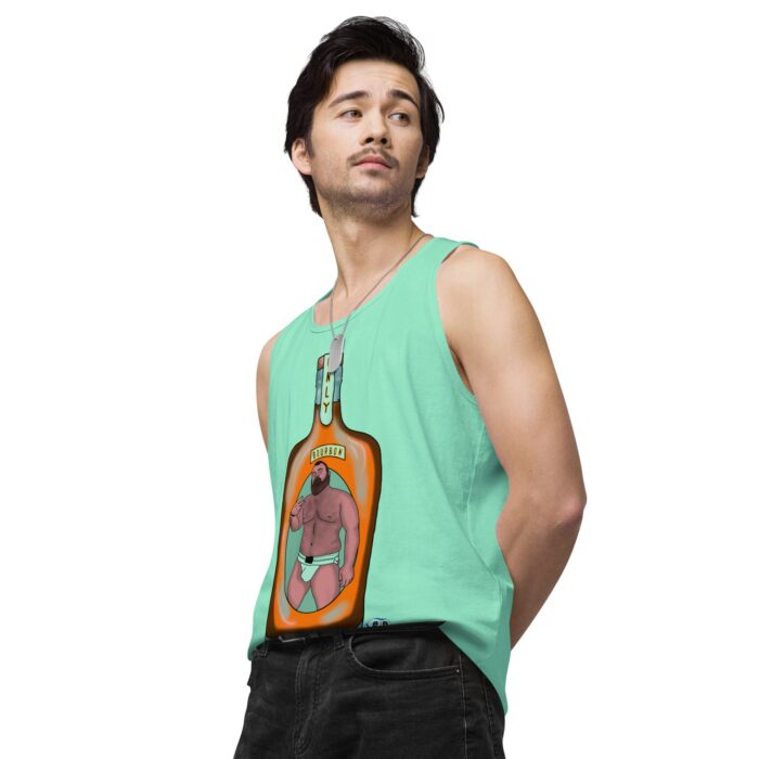 Men’s premium tank top - Two Fingers - Image 59