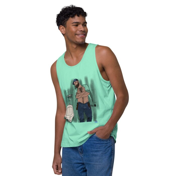 Men’s premium tank top - Urinal - Image 47