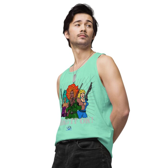 Men’s premium tank top - War on Drag - Image 59