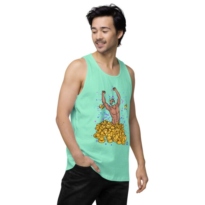 Men’s premium tank top - Cruising for Ducks - Image 58
