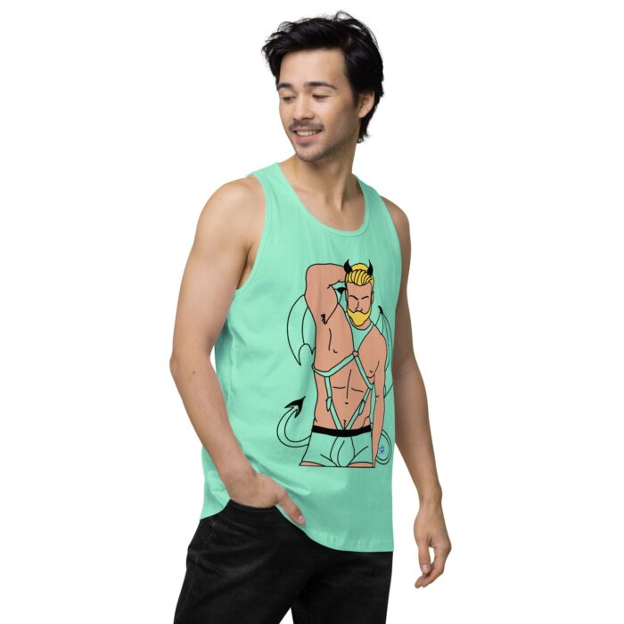 Men’s premium tank top - Devil - Image 58