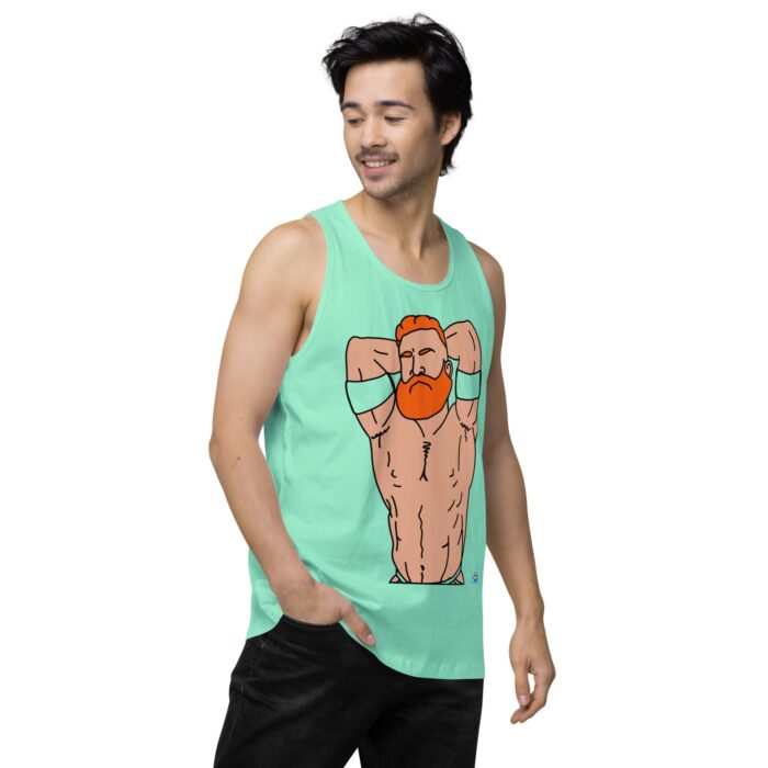 Men’s premium tank top - Ginger Pits - Image 58