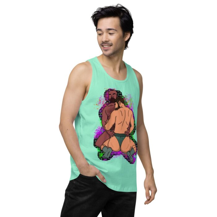 Men’s premium tank top - Mesh - Image 58