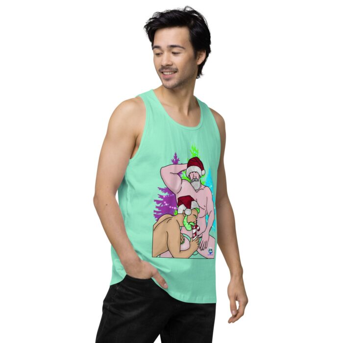 Men’s premium tank top - Peppermint Stick - Image 58