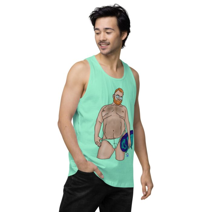 Men’s premium tank top - Ready for the Pool - Image 58