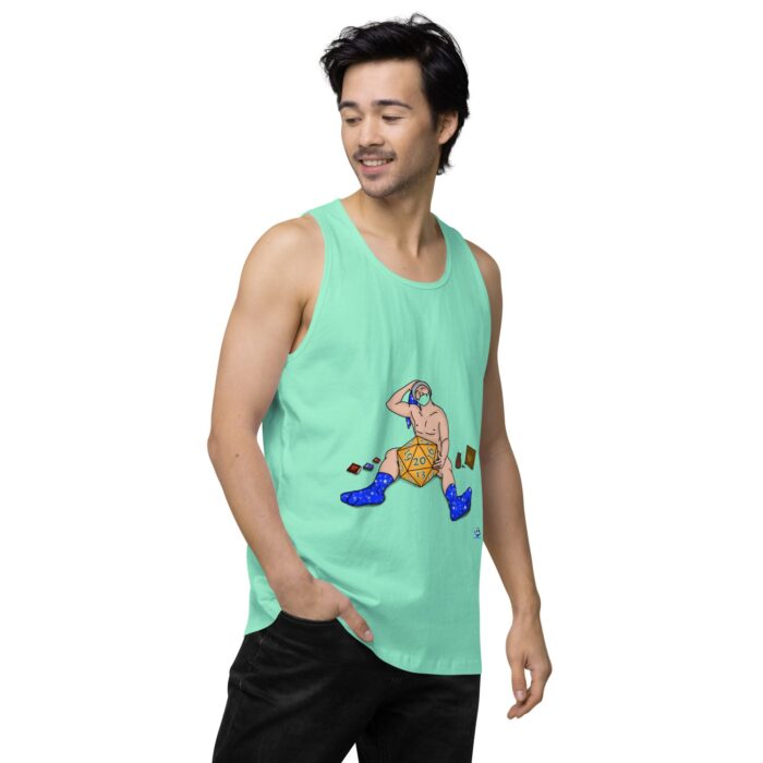 Men’s premium tank top - Roll for Charisma - Image 48