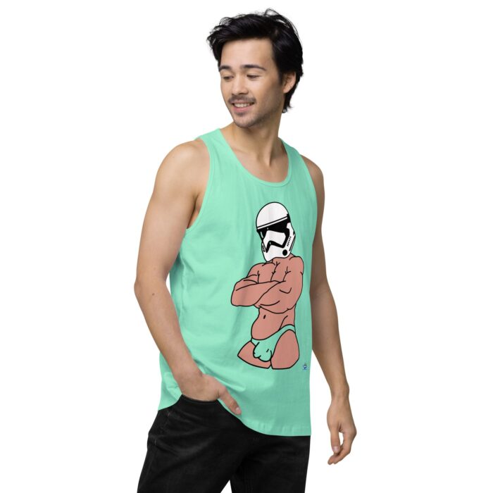 Men’s premium tank top - Super Trooper - Image 58