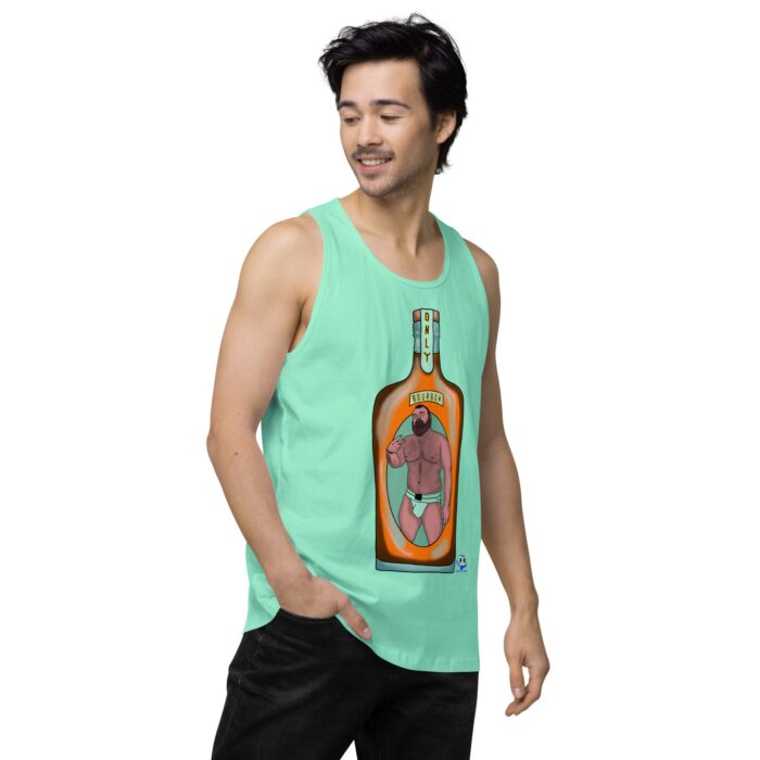 Men’s premium tank top - Two Fingers - Image 58