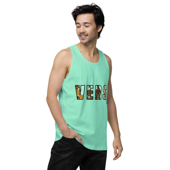Men’s premium tank top - VERS Cutout - Image 58