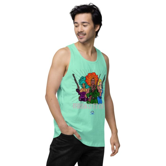 Men’s premium tank top - War on Drag - Image 58
