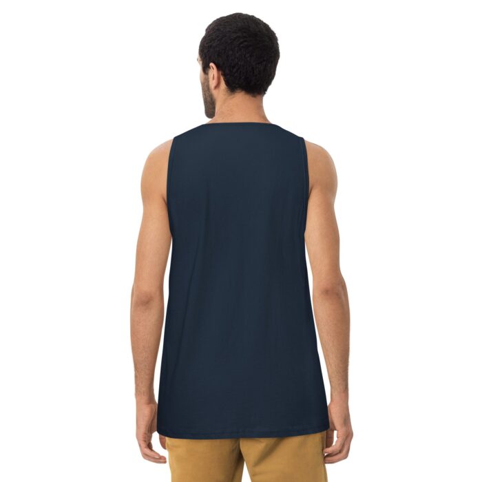 Men’s premium tank top - Snake Skin Ottoman - Image 9