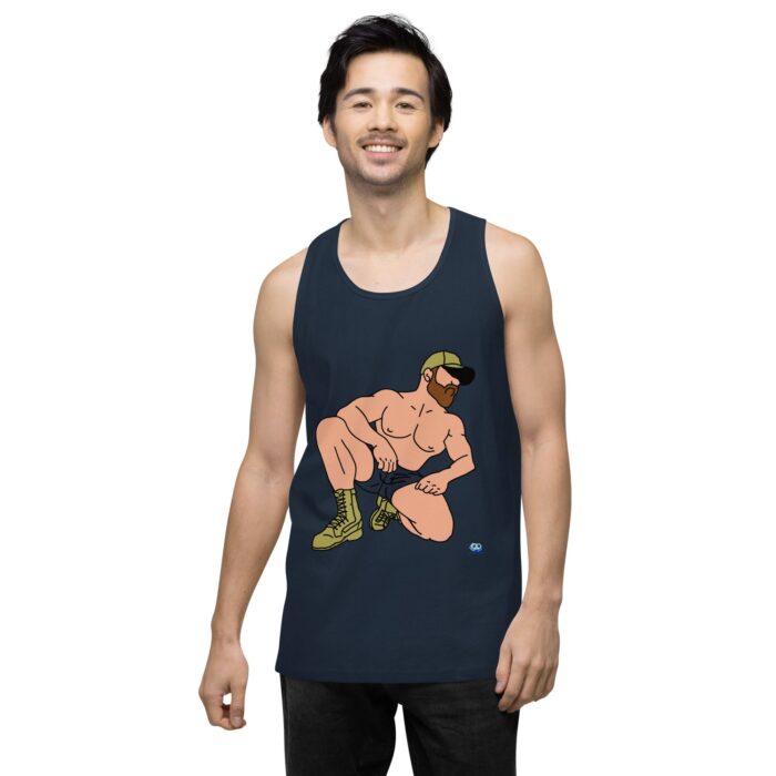 Men’s premium tank top - Combat Boots - Image 18