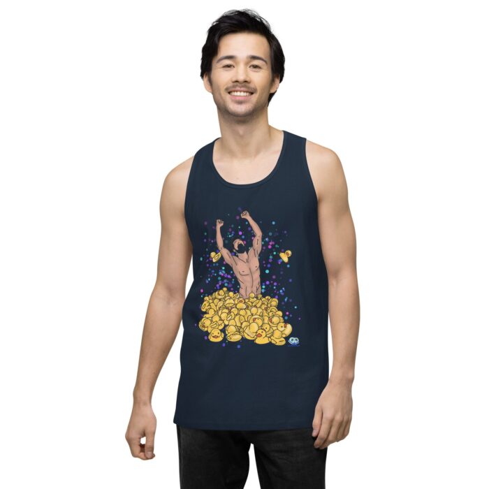 Men’s premium tank top - Cruising for Ducks - Image 18