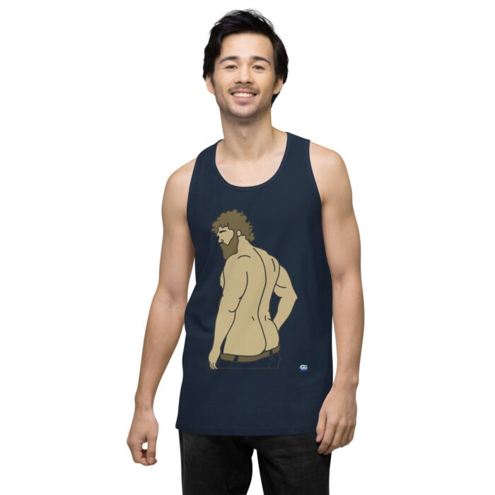 Men’s premium tank top - Curly Hair and All that Ass - Image 18