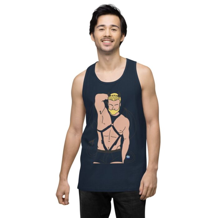 Men’s premium tank top - Devil - Image 17