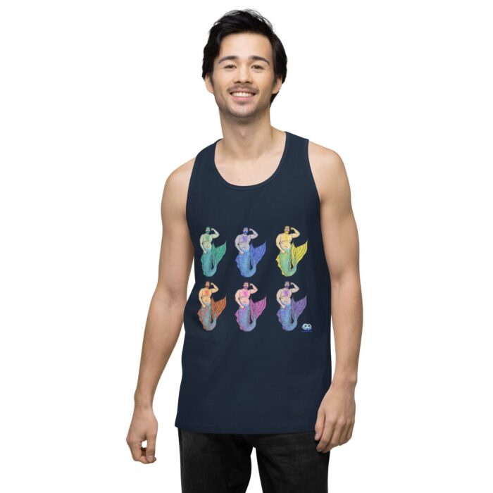 Men’s premium tank top - MerCub Multi - Image 17
