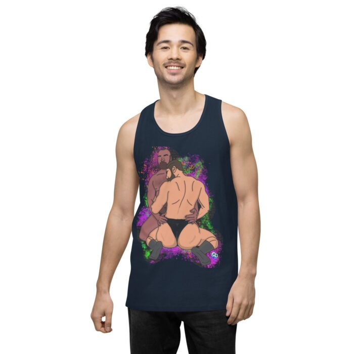 Men’s premium tank top - Mesh - Image 18
