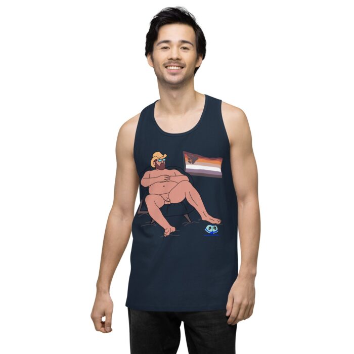 Men’s premium tank top - Beach Day - Image 12