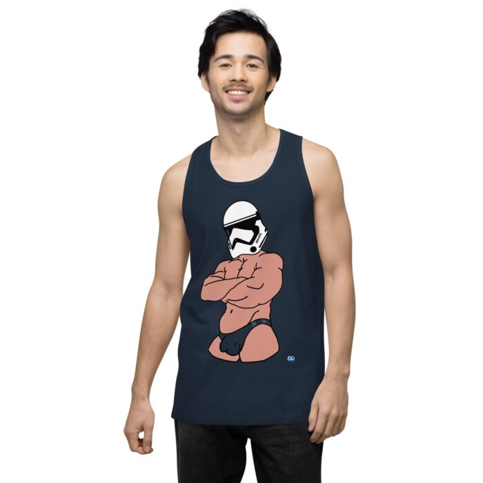 Men’s premium tank top - Super Trooper - Image 17