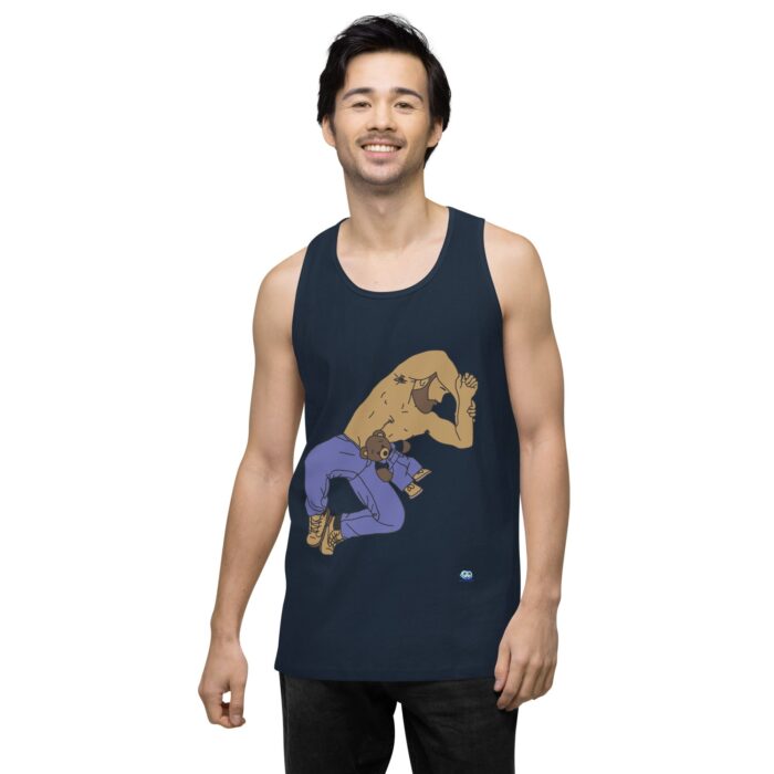 Men’s premium tank top - Teddy Bear Snuggles - Image 18