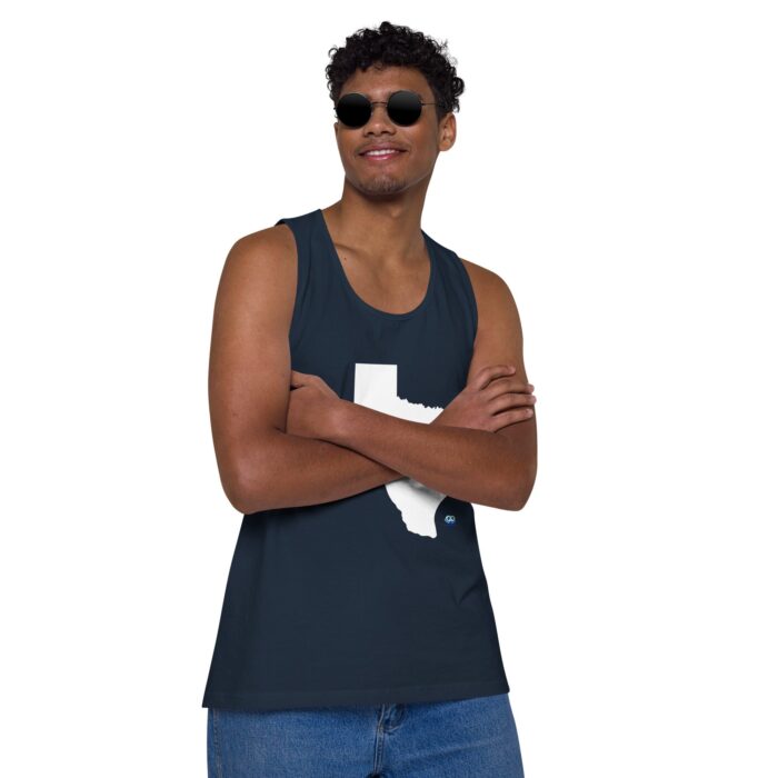 Men’s premium tank top - Texas Bear - Image 15