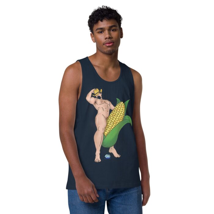 Men’s premium tank top - Aww Shucks - Image 14