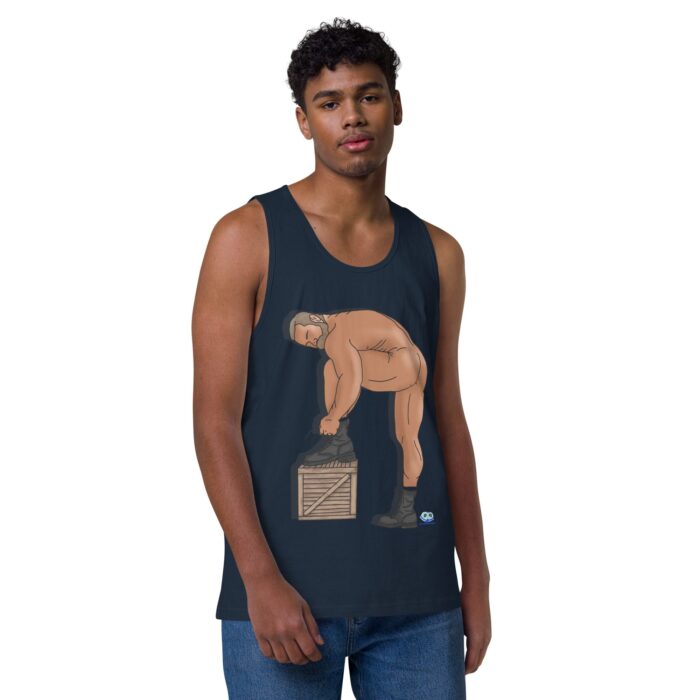 Men’s premium tank top - Crated - Image 10