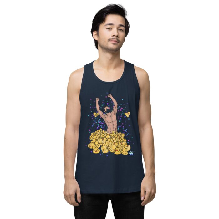 Men’s premium tank top - Cruising for Ducks - Image 17