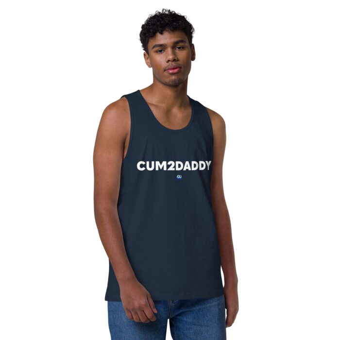 Men’s premium tank top - Cum 2 Daddy - Image 13