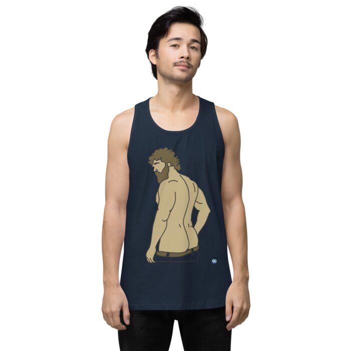 Men’s premium tank top - Curly Hair and All that Ass - Image 17