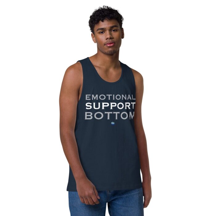 Men’s premium tank top - Emotional Support Bottom - Image 13