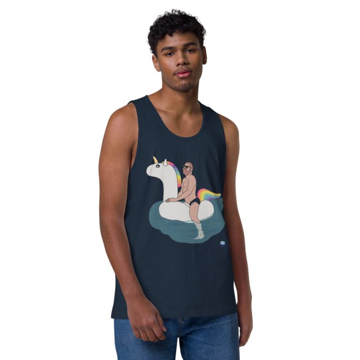 Men’s premium tank top - Float - Image 13