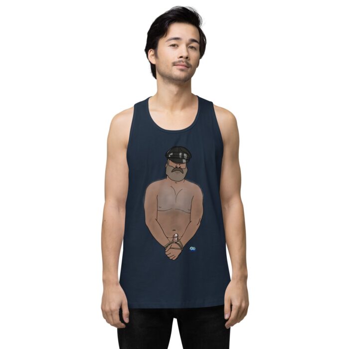 Men’s premium tank top - Hairy Daddy - Image 17