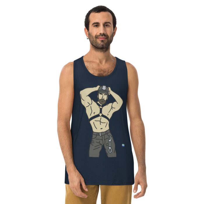 Men’s premium tank top - Handcuffs - Image 7