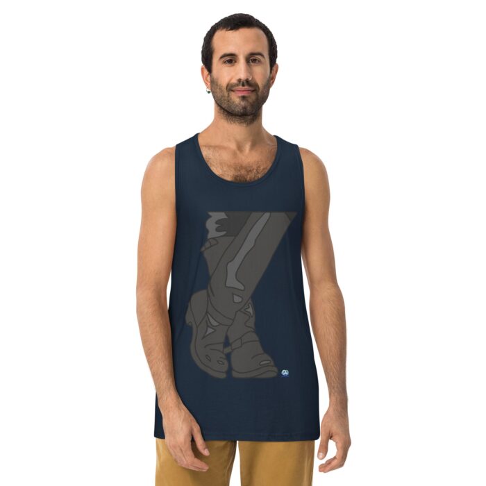 Men’s premium tank top - Leather Boots - Image 8