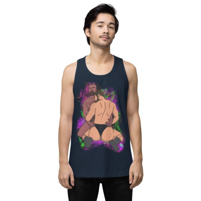 Men’s premium tank top - Mesh - Image 17